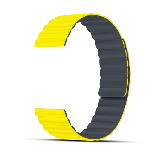  Gripp 45mm REVERSER watch strap - Grey/Yellow 
