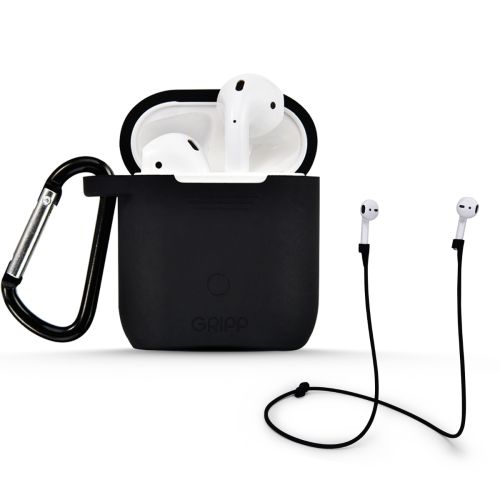 Gripp Airpods Silicone Case with Strap and Keyring Hook