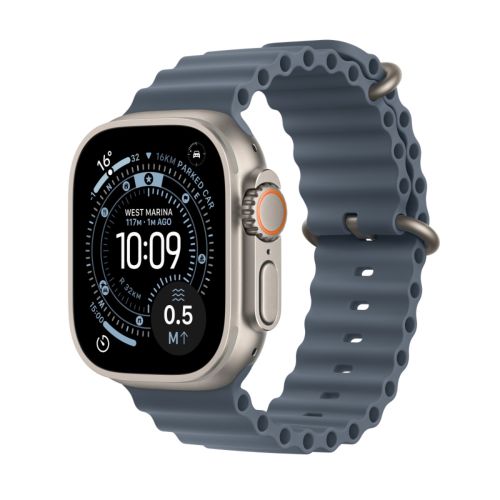 Apple Watch Ultra 3 Titanium Case with Ocean Band-49mm