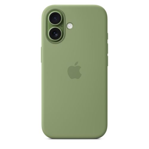 iPhone 17 Silicone Case with MagSafe Light Moss